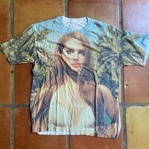 Vintage Lana Del Ray cotton tshirt; large